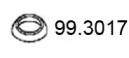 Asso 99.3017 Прокладка глушителя