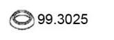 Asso 99.3025 Прокладка глушителя Asso 99.3025 Прокладка глушителя