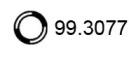 Asso 99.3077 Прокладка глушителя Asso 99.3077 Прокладка глушителя