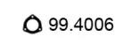 Asso 99.4006 Прокладка глушителя