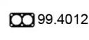 Asso 99.4012 Прокладка труби вихлопного газу