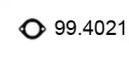 Asso 99.4021 Прокладка труби вихлопного газу