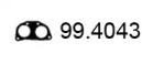Asso 99.4043 Прокладка труби вихлопного газу Asso 99.4043 Прокладка труби вихлопного газу