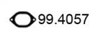 Asso 99.4057 Прокладка глушителя Asso 99.4057 Прокладка глушителя