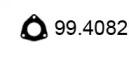 Asso 99.4082 Прокладка глушителя