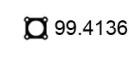 Asso 99.4136 Прокладка глушителя