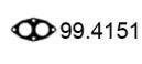 Asso 99.4151 Прокладка глушителя