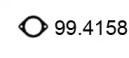 Asso 99.4158 Прокладка глушителя Asso 99.4158 Прокладка глушителя