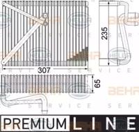 Hella 8FV 351 330-651 Випаровувач кондиціонера Hella 8FV 351 330-651 Випаровувач кондиціонера