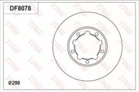 TRW DF8078S Brake disc