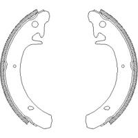 Remsa 4129.00 Колодки тормозные