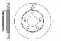 Remsa 61040.10 Диск гальмівний