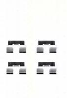 Triscan 8105101607 Spring set disc brake