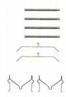 Triscan 8105131598 Монтажний комплект гальмівних колодок Triscan 8105131598 Монтажний комплект гальмівних колодок