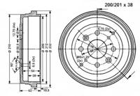 Vema 801137 Барабан гальмівний