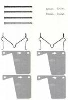 Triscan 8105161393 Монтажний комплект гальмівних колодок Triscan 8105161393 Монтажний комплект гальмівних колодок