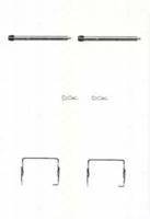 Triscan 8105251595 Spring set disc brake