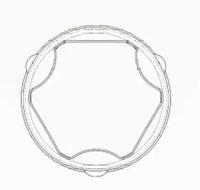 GKN-Spidan 24862 Пильник привідного валу GKN-Spidan 24862 Пильник привідного валу