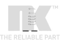 NK 7939070 Комплект монтажный дисковых тормозных колодок NK 7939070 Комплект монтажный дисковых тормозных колодок