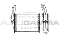 Autogamma 101654 Радиатор отопителя салона
