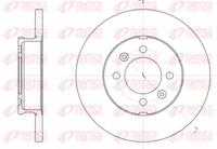 Kawe 6104 00 Диск гальмівний Kawe 6104 00 Диск гальмівний