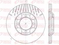 Kawe 6381 10 Диск гальмівний