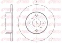 Kawe 6401 00 Диск гальмівний