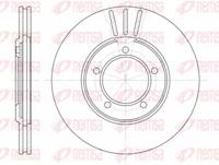 Kawe 6404 10 Диск гальмівний