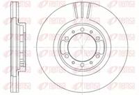Kawe 6462 10 Brake disc