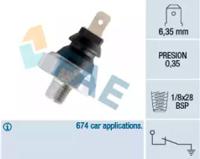 FAE 11610 Sensor assy oil pressure