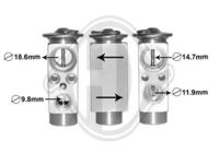Diederichs DCE1100 Розширювальний клапан кондиціонера Diederichs DCE1100 Розширювальний клапан кондиціонера