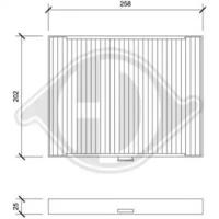 Diederichs DCI0837 Фільтр салону Diederichs DCI0837 Фільтр салону