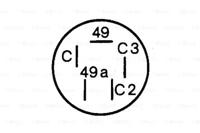 Bosch 0 336 208 001 Реле поворотів