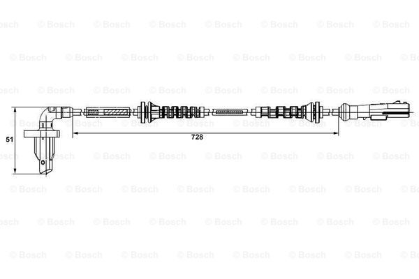 Bosch 0265008295 Датчик ABS