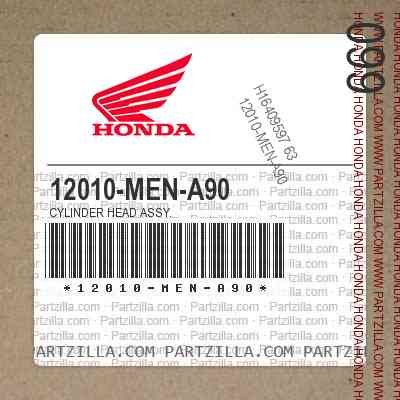 Honda 12010MENA90 Головка блоку циліндрів
