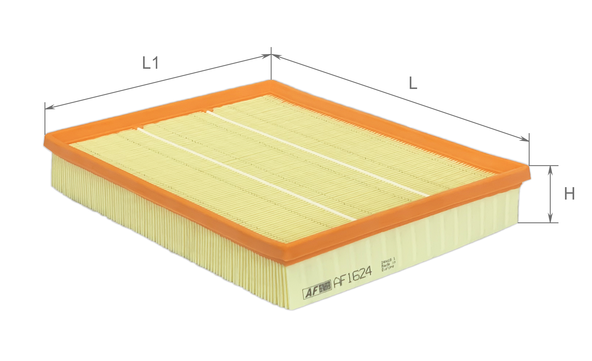 Alpha Filter AF1624 Фільтр повітряний Alpha Filter AF1624 Фільтр повітряний