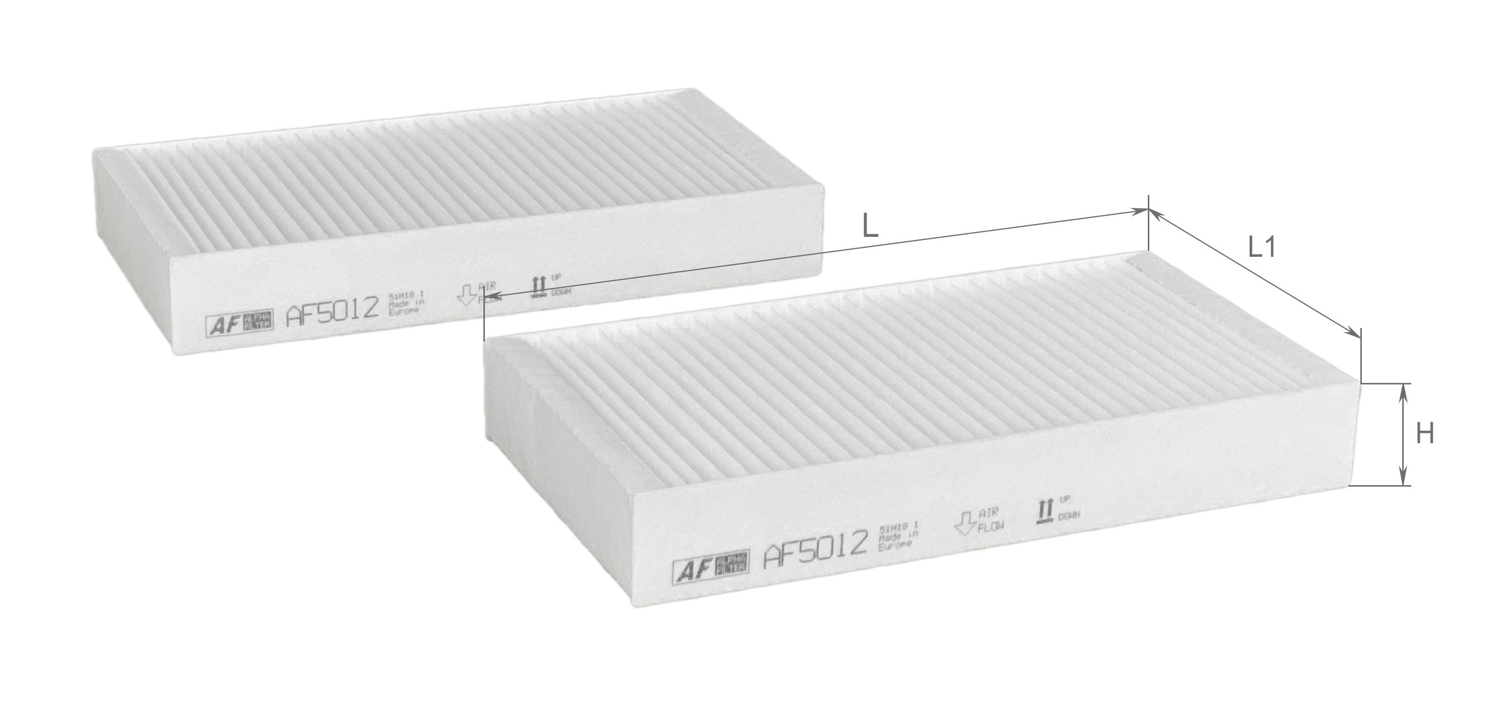 Alpha Filter AF5012 Фільтр салону