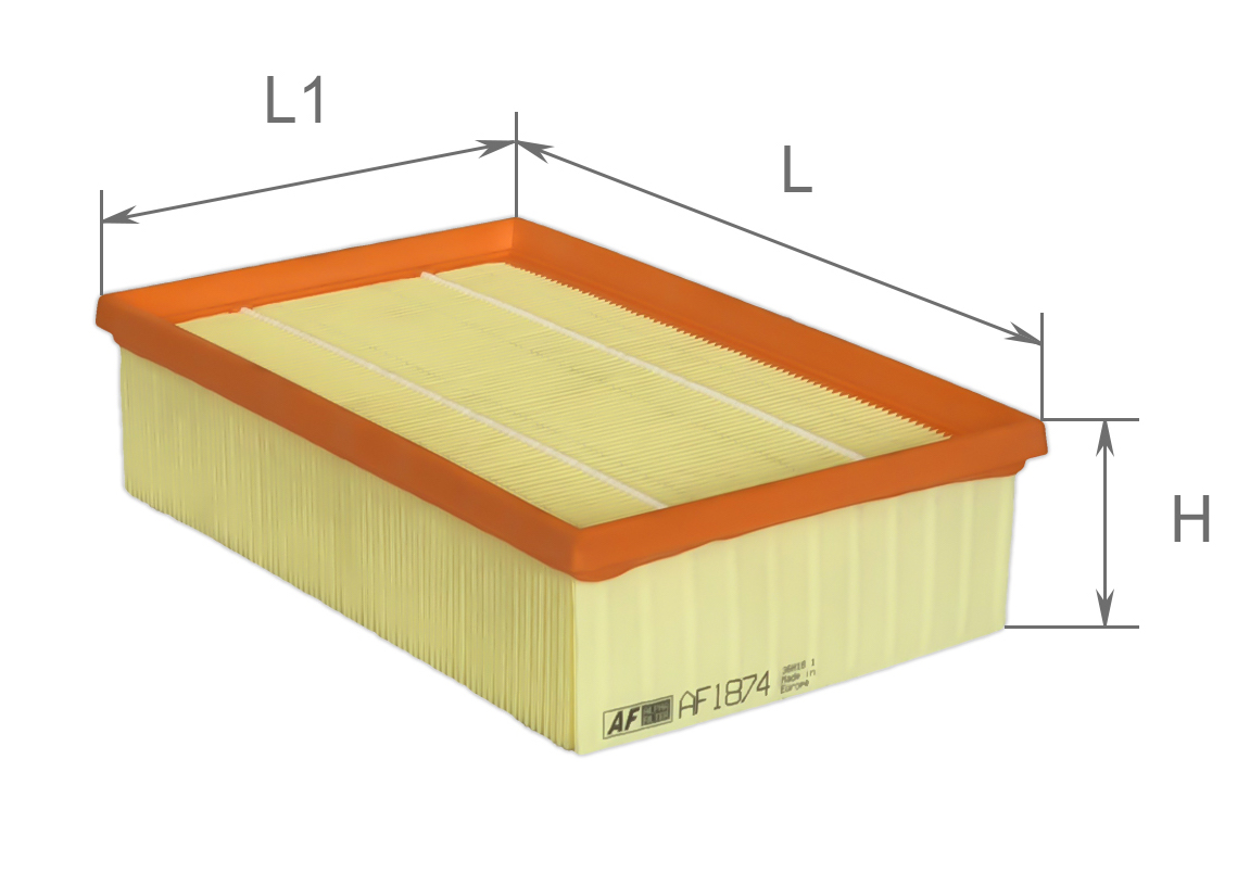 Alpha Filter AF1874 Фільтр повітряний Alpha Filter AF1874 Фільтр повітряний
