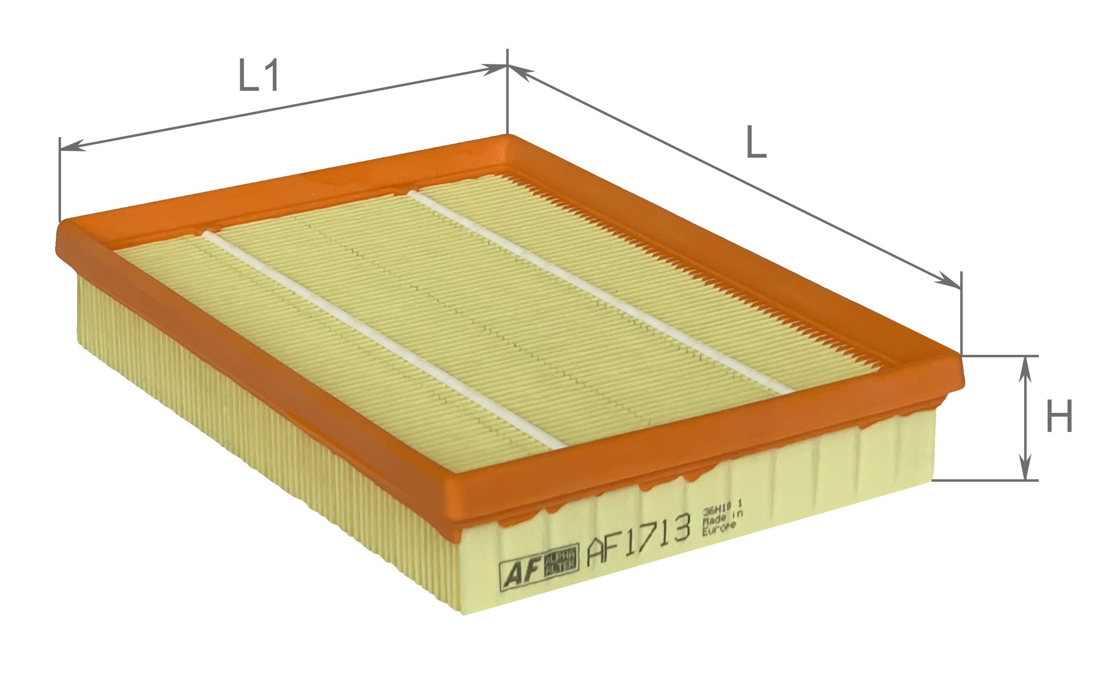 Alpha Filter AF1713 Air filter Alpha Filter AF1713 Air filter