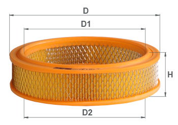 Alpha Filter AF0120 Фільтр повітряний Alpha Filter AF0120 Фільтр повітряний