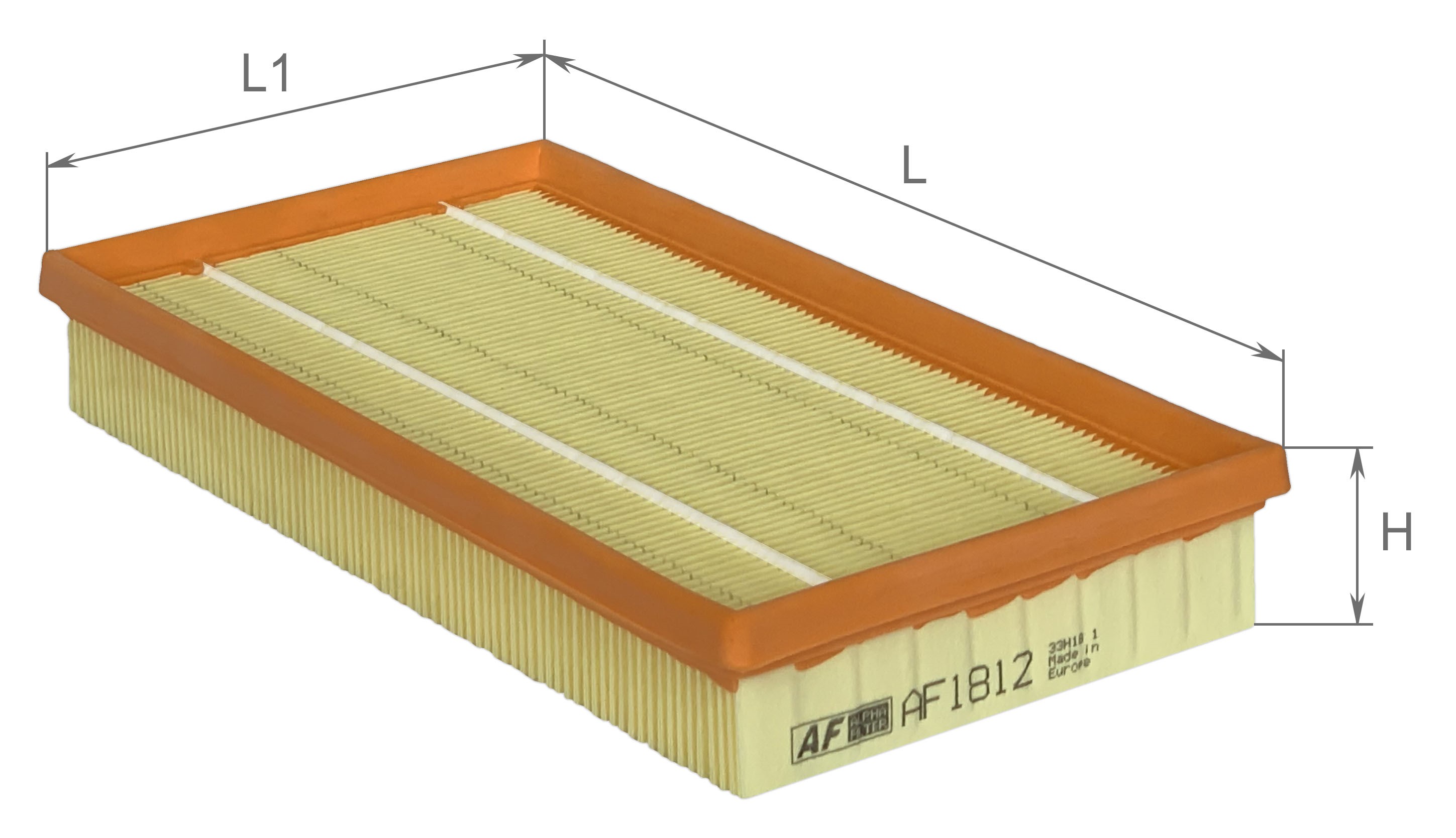 Alpha Filter AF1812 Air filter Alpha Filter AF1812 Air filter