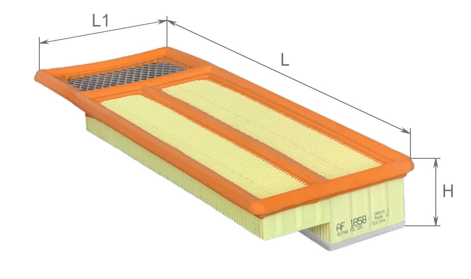 Alpha Filter AF1858 Фільтр повітряний