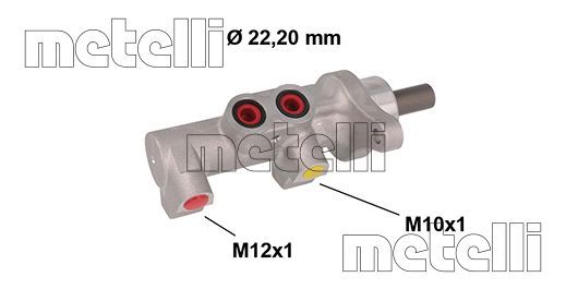 Metelli 05-0847 Cylinder brake master