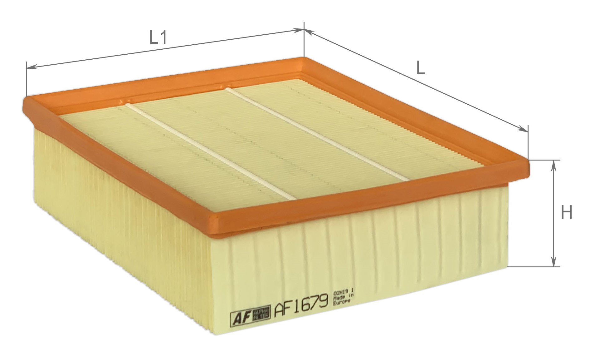 Alpha Filter AF1679 Фільтр повітряний Alpha Filter AF1679 Фільтр повітряний