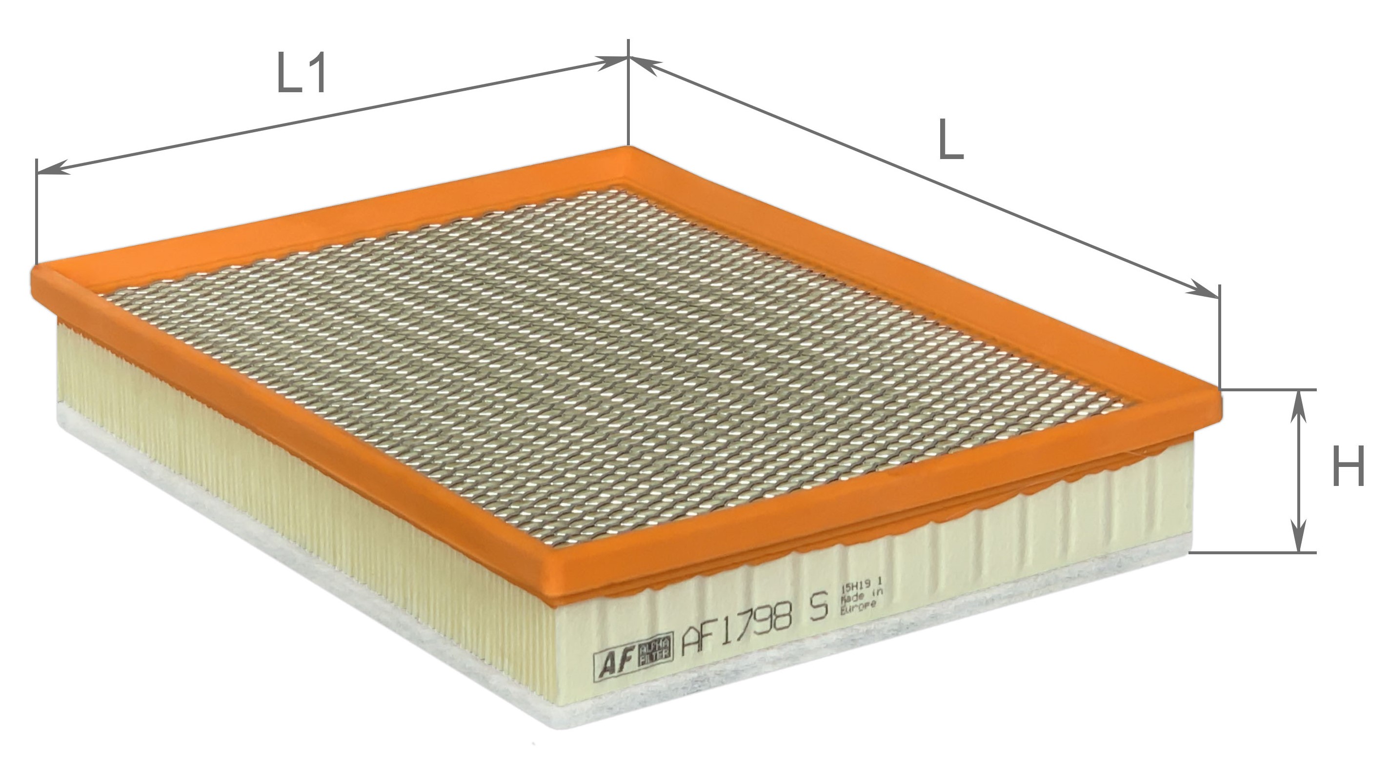 Alpha Filter AF1798S Фильтр воздушный