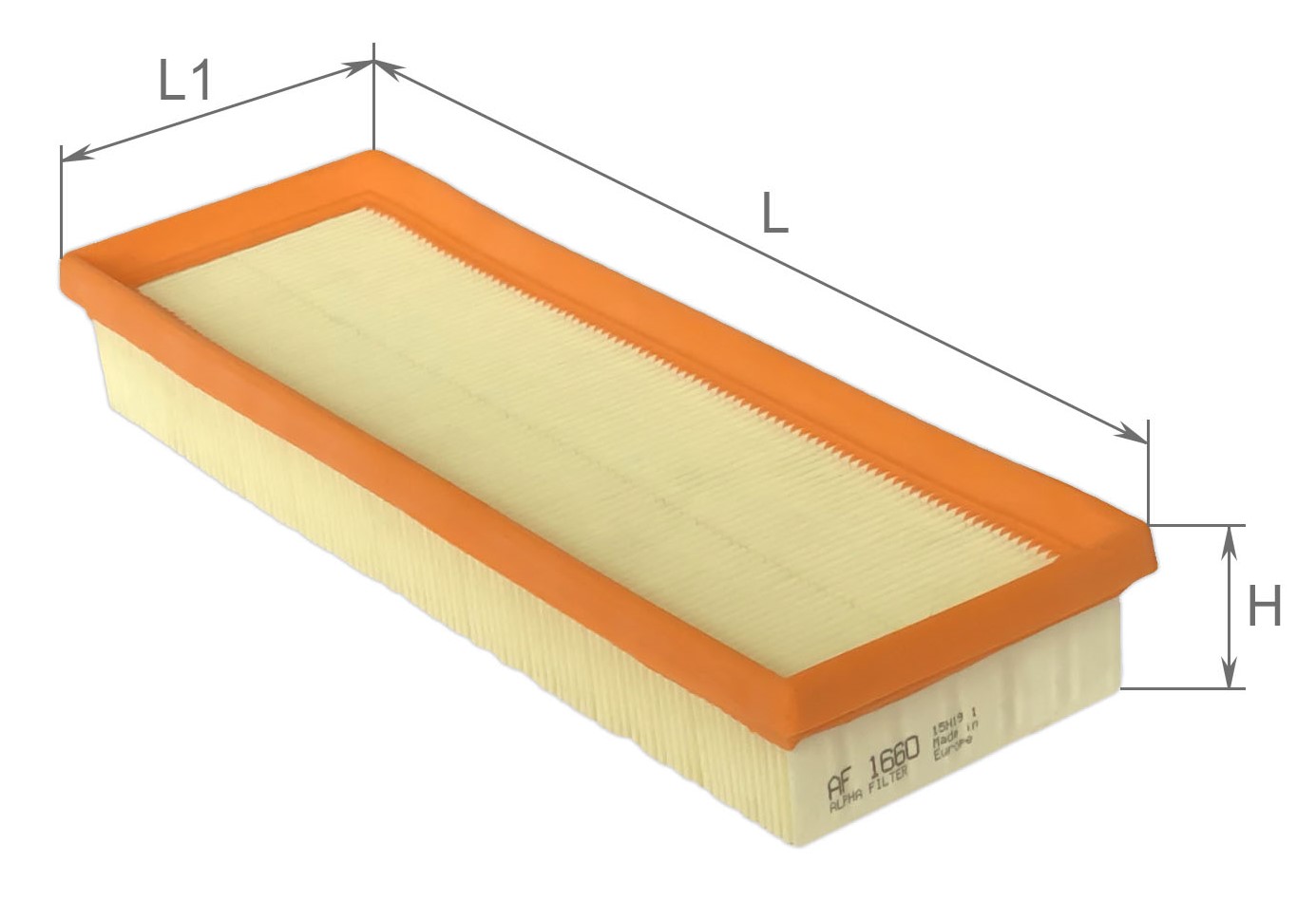 Alpha Filter AF1660 Air filter Alpha Filter AF1660 Air filter