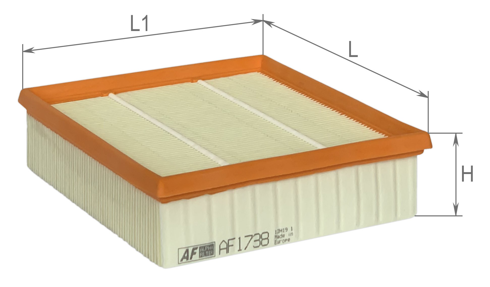 Alpha Filter AF1738 Фильтр воздушный Alpha Filter AF1738 Фильтр воздушный