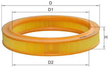 Alpha Filter AF0116 Фільтр повітряний
