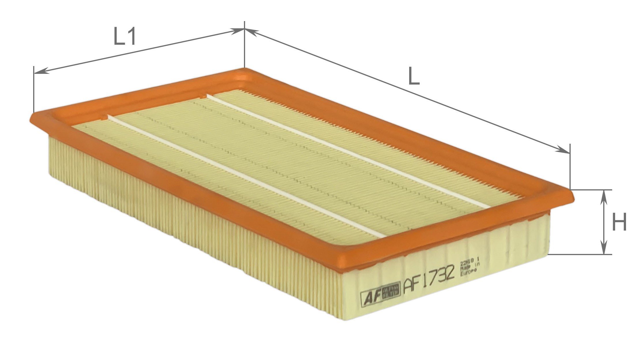 Alpha Filter AF1732 Air filter Alpha Filter AF1732 Air filter