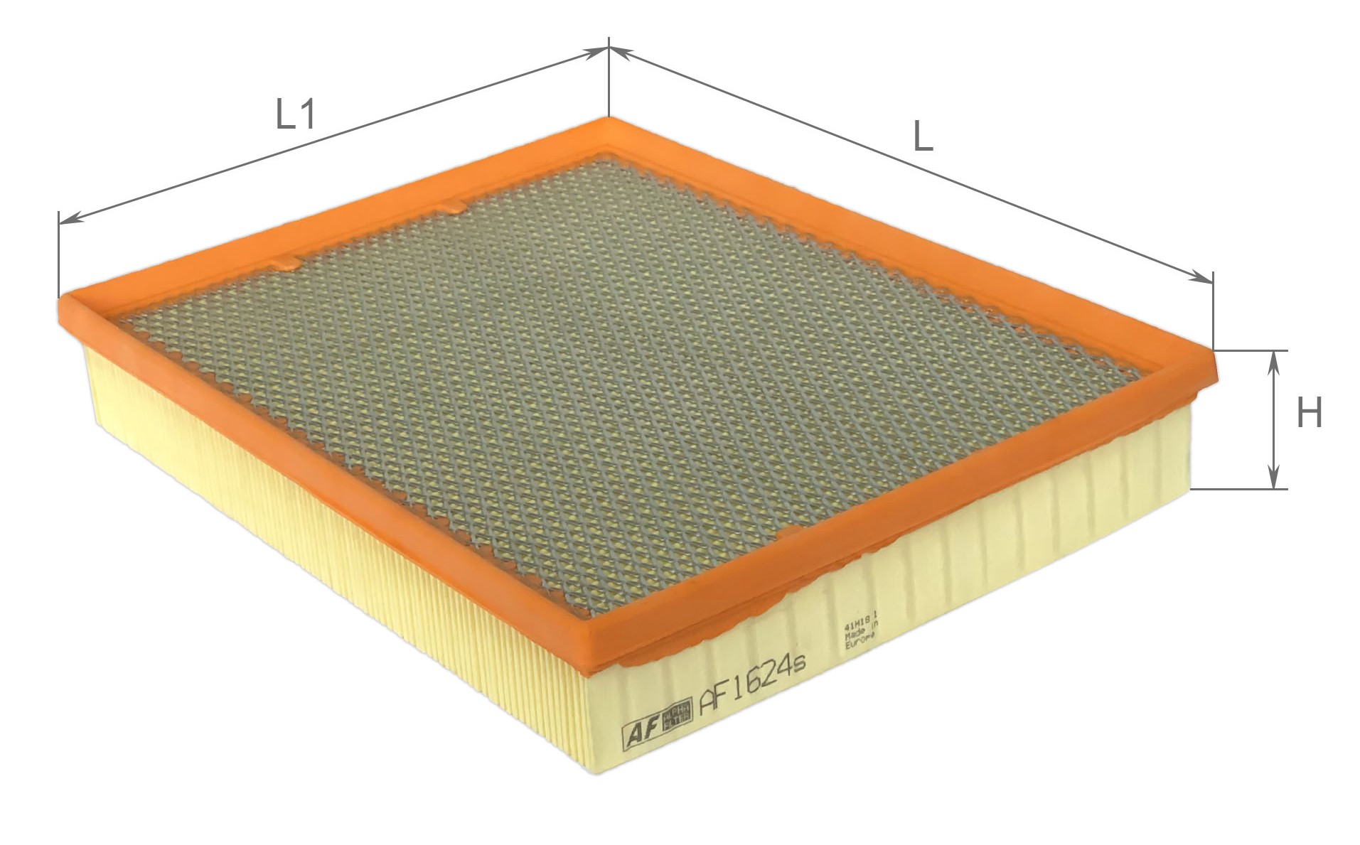 Alpha Filter AF1624S Фільтр повітряний Alpha Filter AF1624S Фільтр повітряний